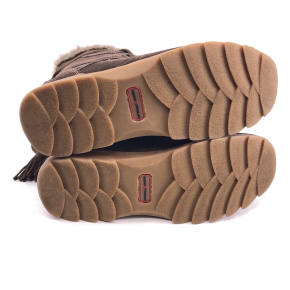 Fairy Grunge Brown Faux Fur Boots - Picture 6 of 11